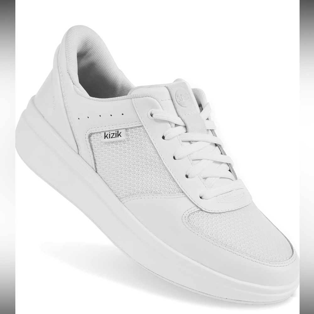 White Women’s Kizik Brisbane Sneakers 6.5 WIDE